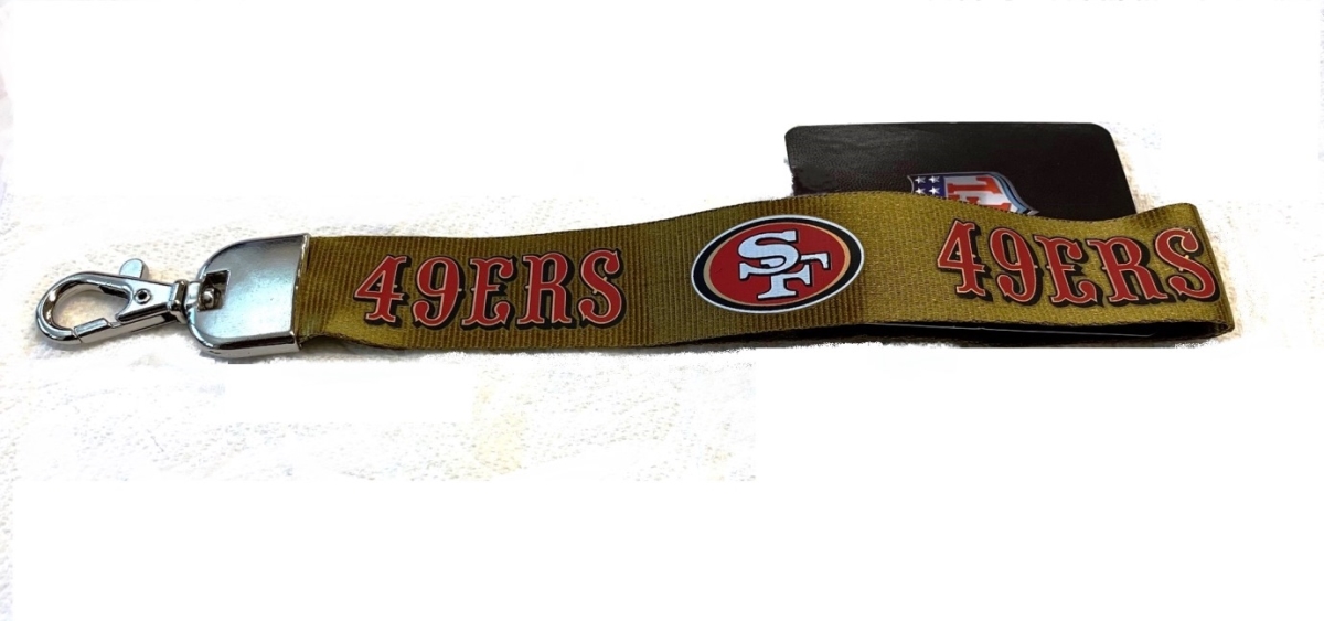 PSGLS0472206 9 x 1 in. San Francisco 49ers Wristlet Lanyard