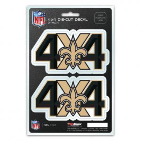 DST4NF19 Orleans Saints 4x4 Decal Pack