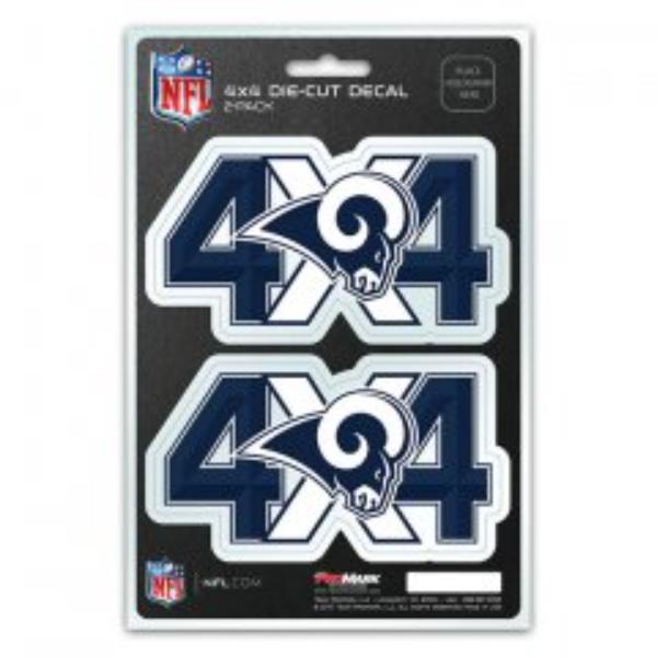 DST4NF28 Los Angeles Rams 4x4 Decal Pack