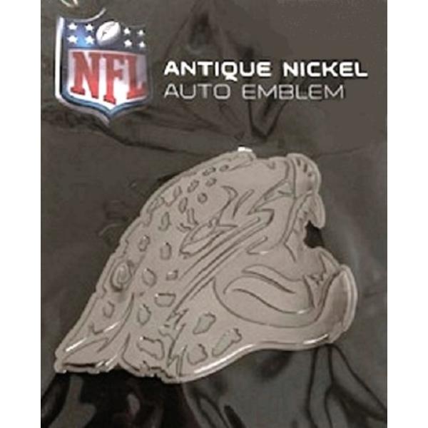 Picture of 212 Main AEM0901 3 x 3 in. Jacksonville Jaguars Antique Nickel Auto Emblem