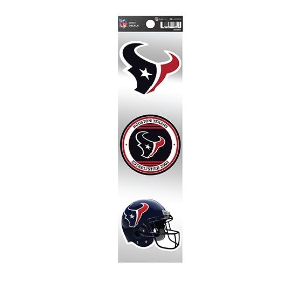 RSS0601 3 in. Houston Texans Retro Spirit Decals
