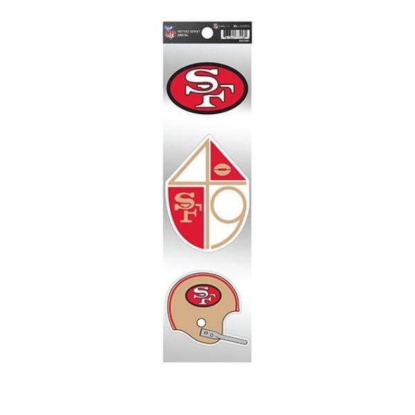 RSS1901 3 in. San Francisco 49ers Retro Spirit Decals