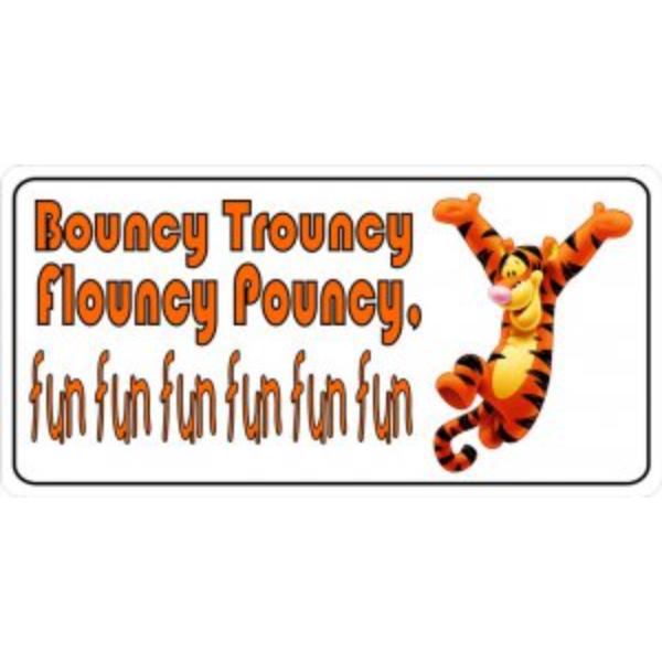 6 x 12 in. Tigger No.2 Photo License Plate