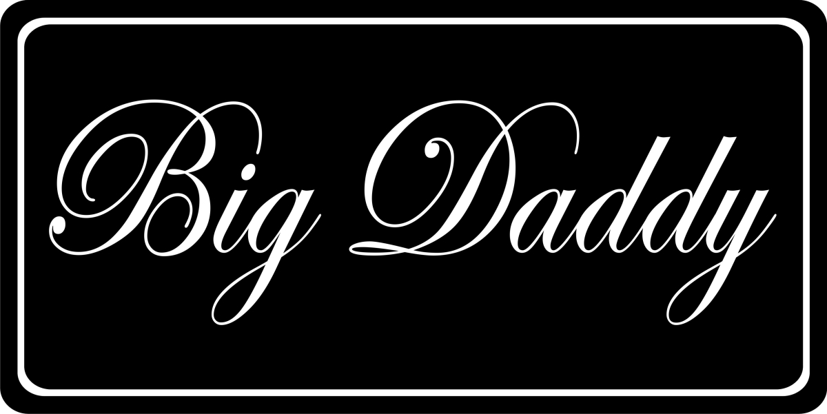 LPO1718 Big Daddy Photo License Plate