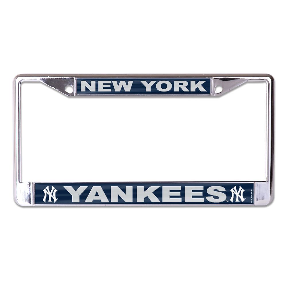 WCF0720421 York Yankees Laser Chrome License Plate Frame