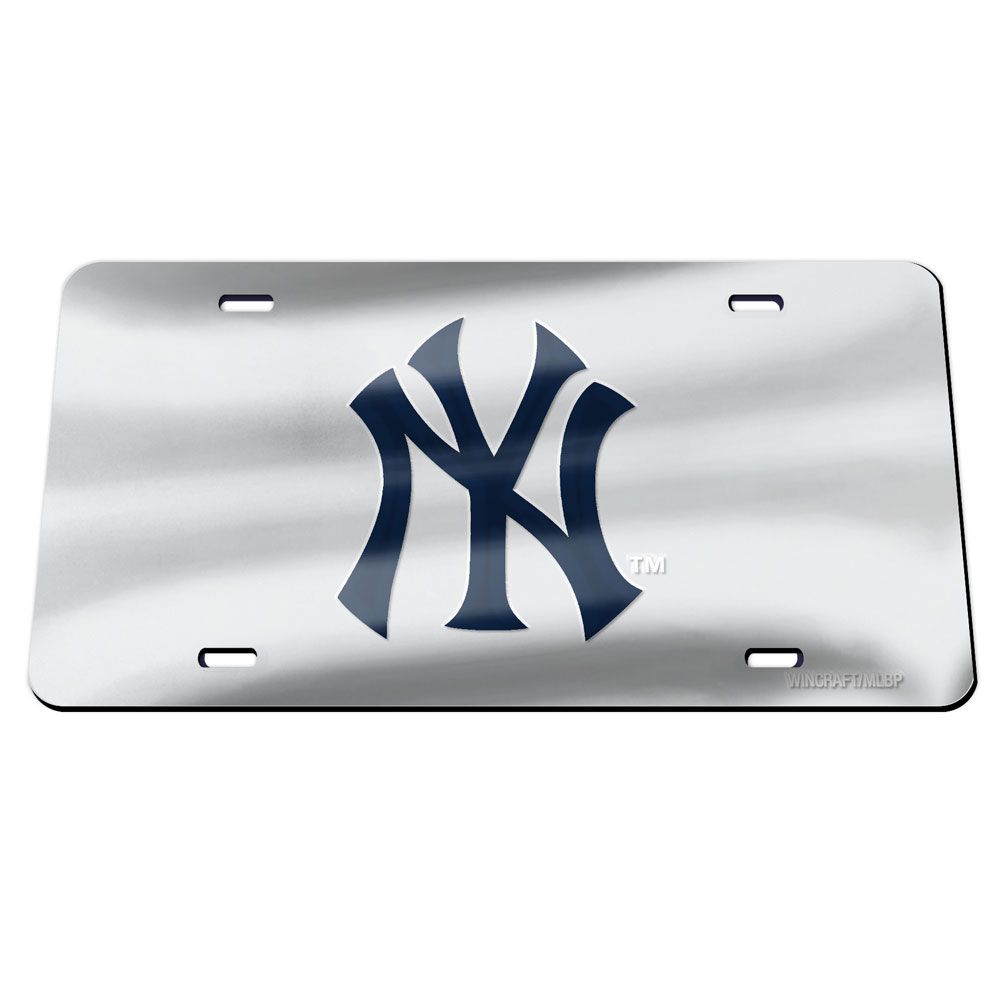 WCS63716 6 x 12 in. York Yankees Laser License Plate