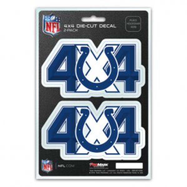 DST4NF13 Indianapolis Colts 4x4 Decal Pack