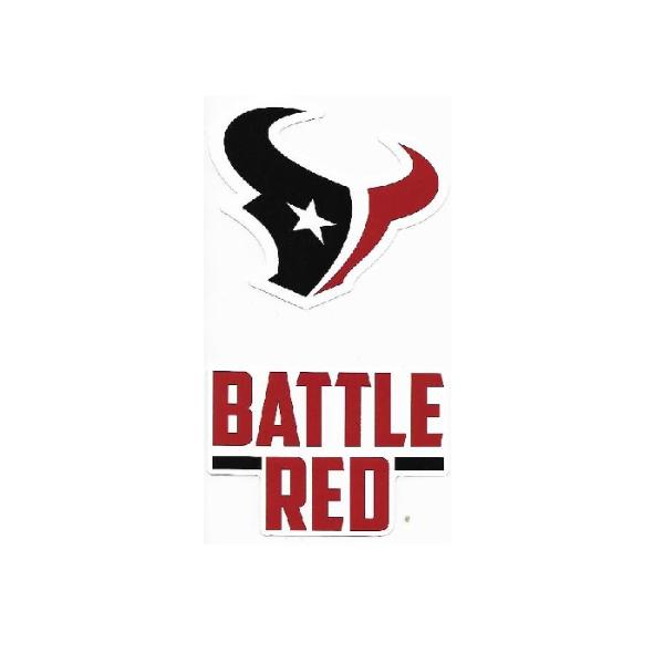 Picture of 212 Main DSS0601 3.5 in. Houston Texans Double Up Die Cut Vinyl Stickers