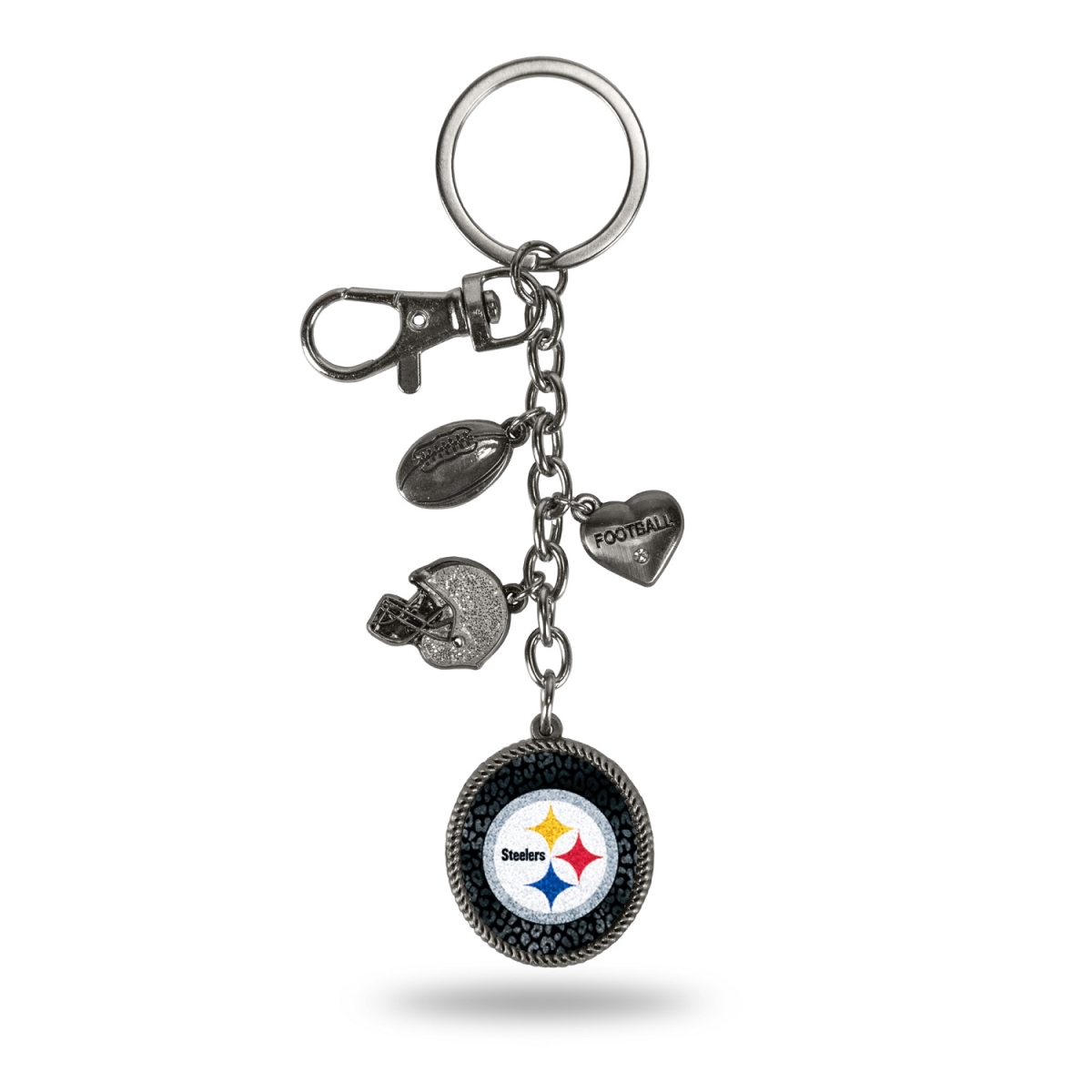 Picture of 212 Main CHM2301 Pittsburgh Steelers Charm Key Chain