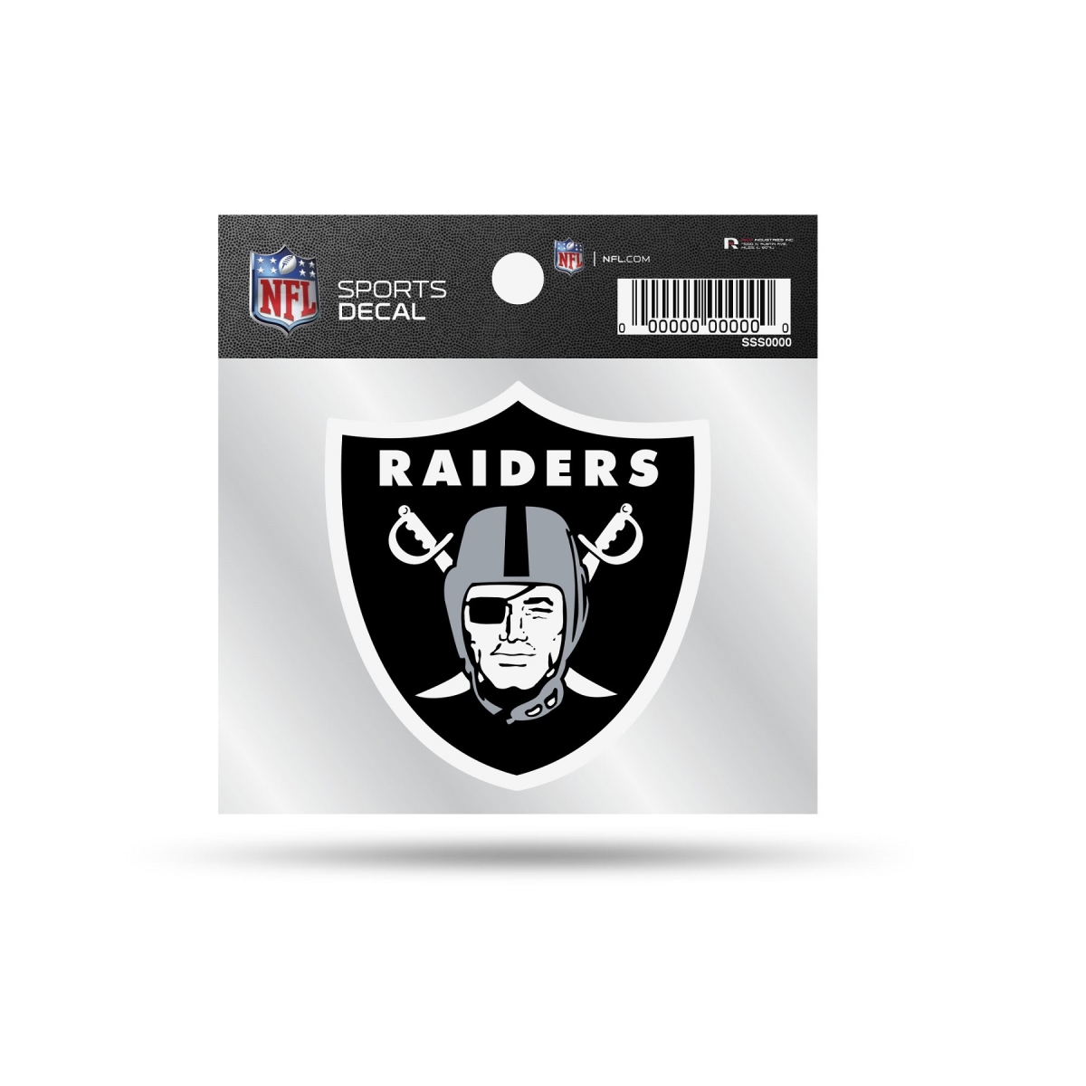 SSS1701 5 x 4 in. Oakland Raiders Sports Decal