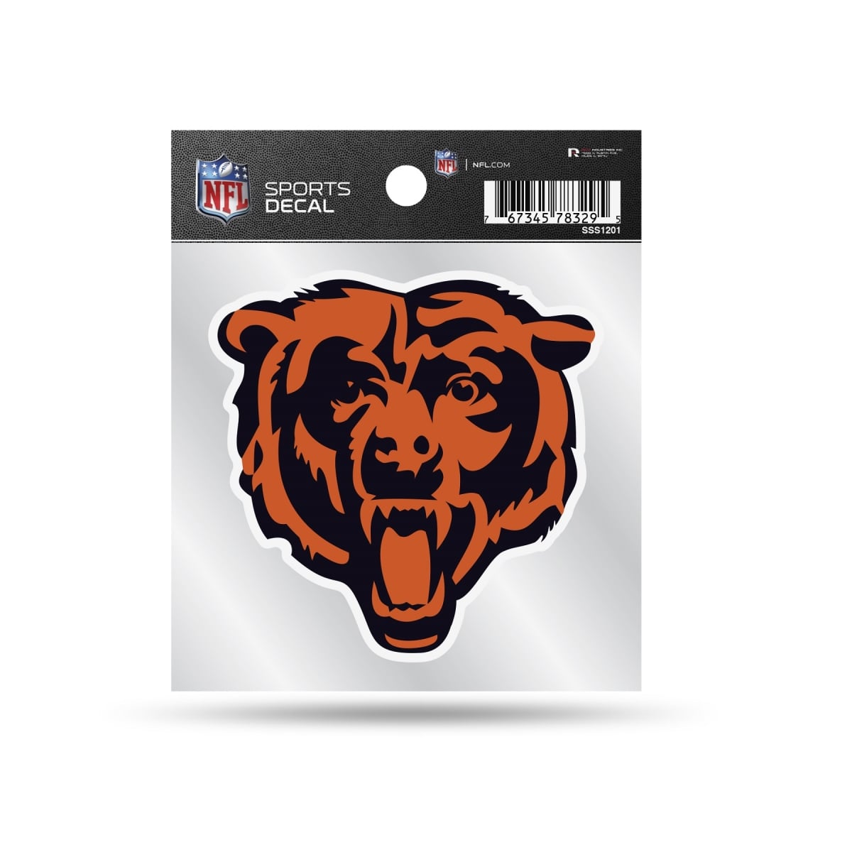 SSS1201 5 x 4 in. Chicago Bears Sports Decal
