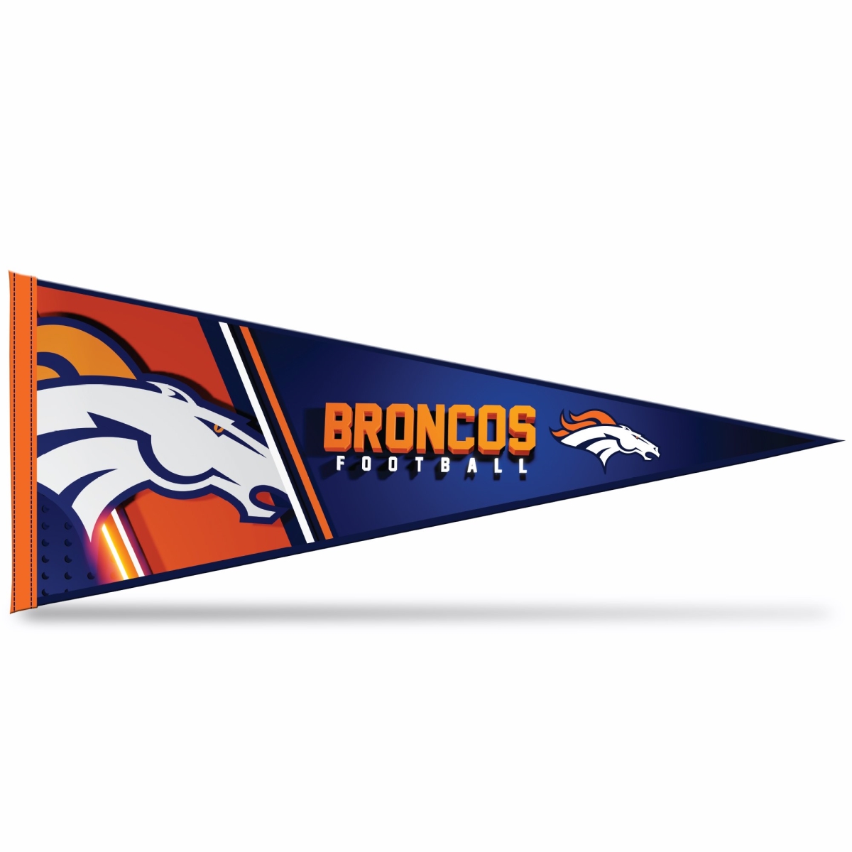 NPNT1601 11.5 x 28.5 in. Denver Broncos Pennant