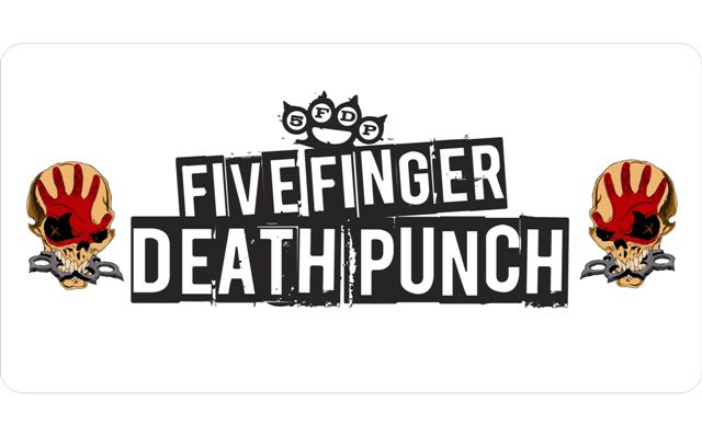 LPO1502 Five Finger Death Punch Photo License Plate