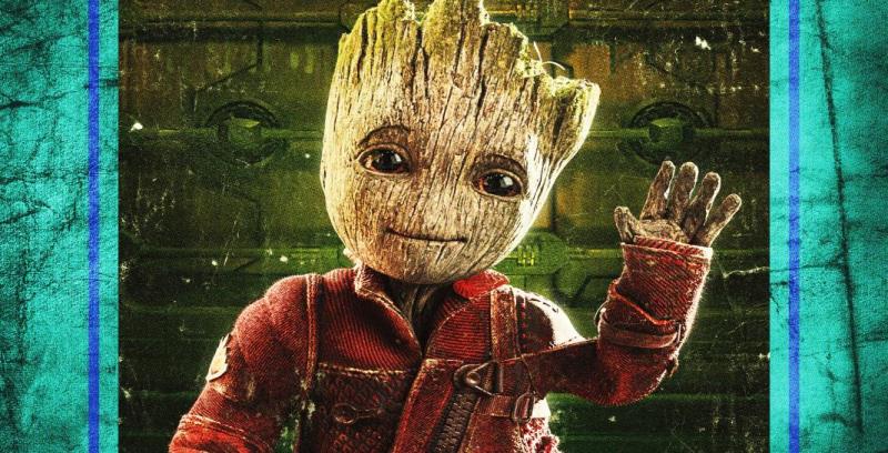 Groot Photo License Plate - Multi-Color - 6 x 12 in. - Durable Aluminum