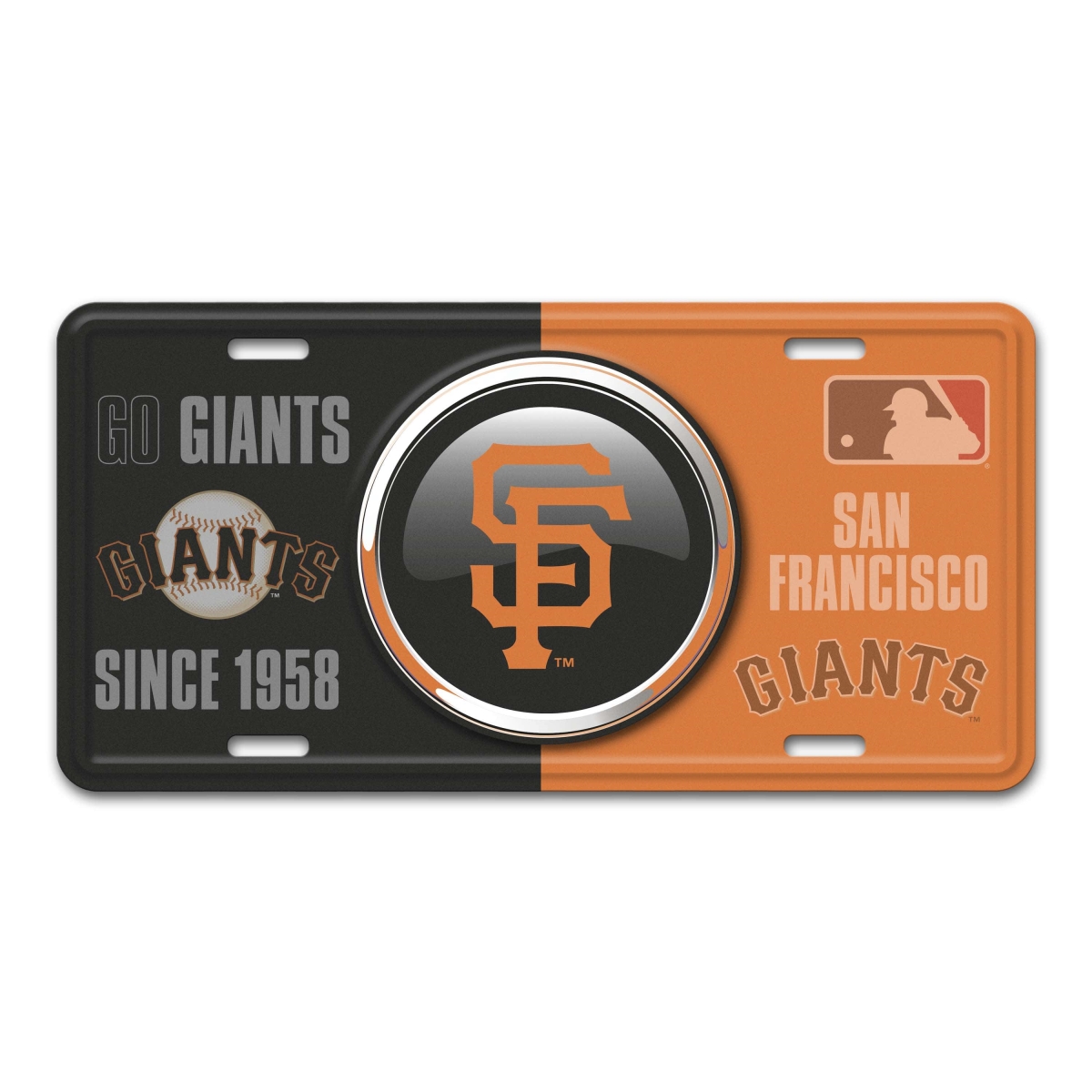 SLS43241 6 x 12 in. San Francisco Giants Metal License Plate