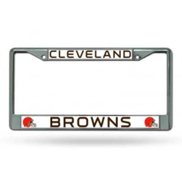 FC2804 Cleveland Browns Chrome License Plate Frame