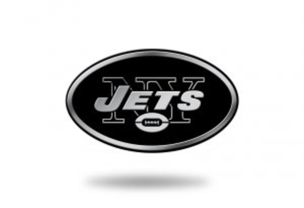 MEM2201 3 x 3 in. York Jets NFL Plastic Auto Emblem