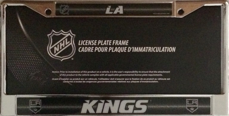 FCGL7103 Los Angeles Kings Glitter Chrome License Plate Frame