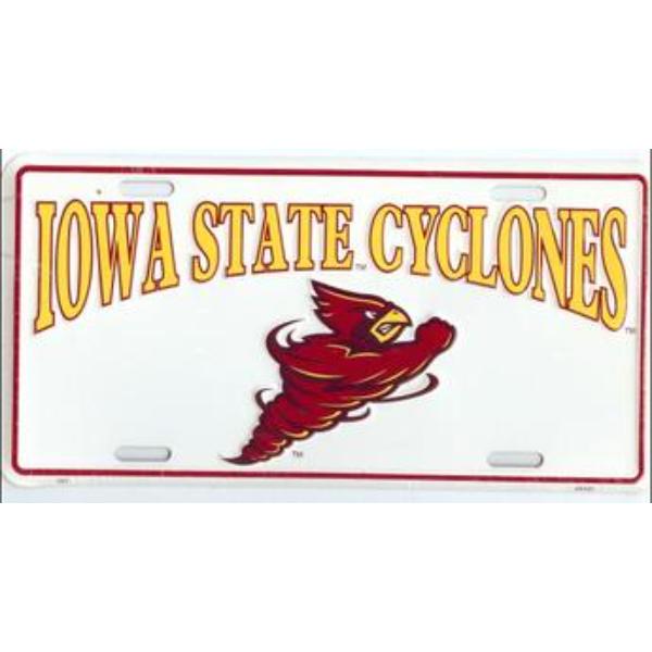 LP693 6 x 12 in. Iowa State Cyclones License Plate