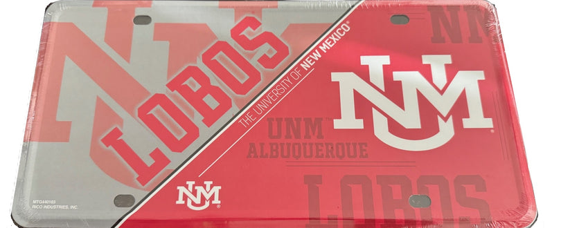 MTG440103 6 x 12 in.   Mexico Lobos Metal License Plate