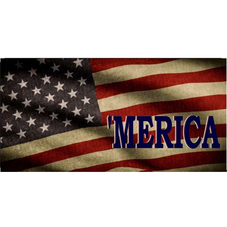 LPO3955 6 x 12 in. Merica Photo License Plate
