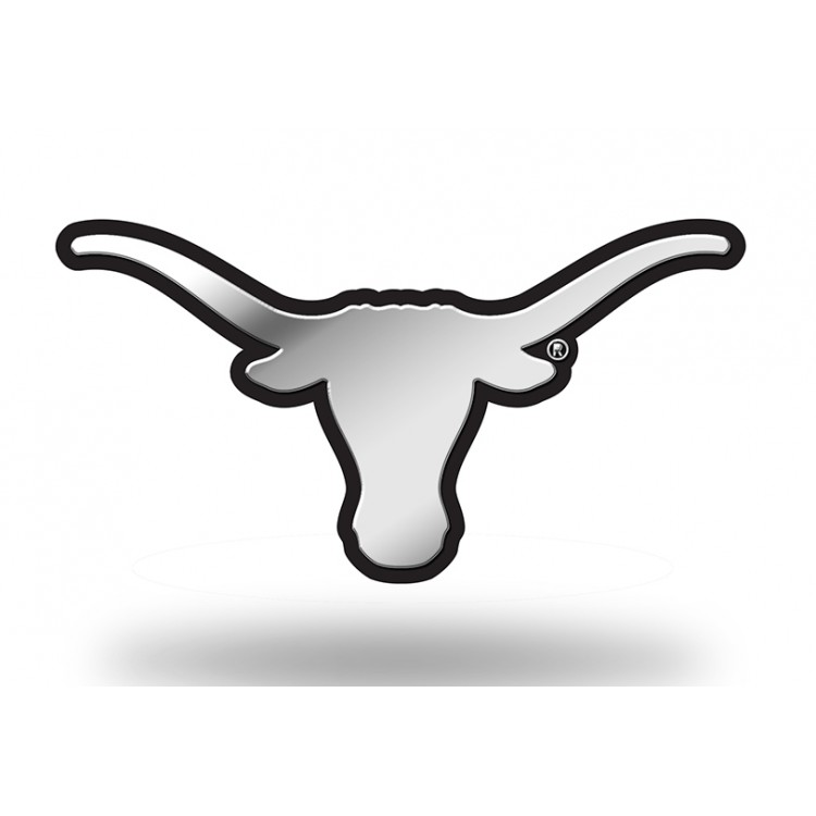3 x 3 in. Texas Longhorns NCAA Plastic Auto Emblem