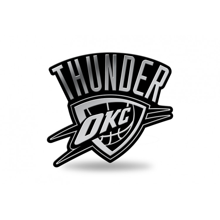 Picture of 212 Main MEM68001 3 x 3 in. Oklahoma City Thunder NBA Plastic Auto Emblem
