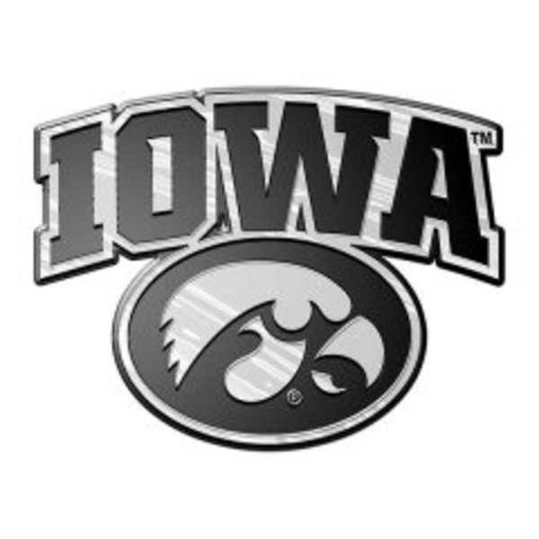 U025-2 4 x 3 in. Iowa Hawkeyes NCAA Auto Emblem