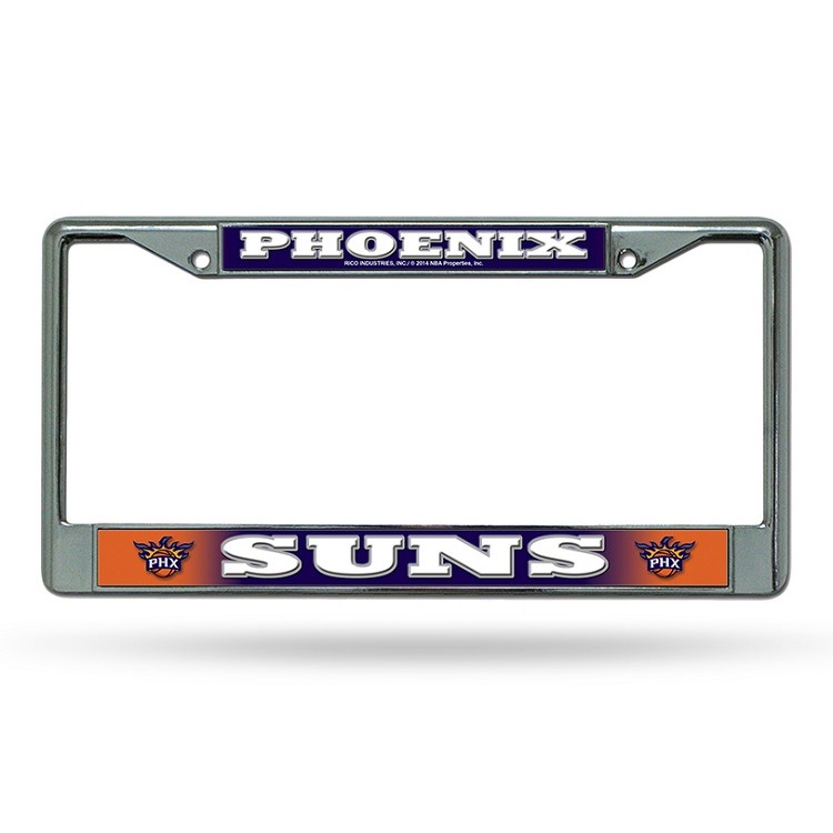 Picture of 212 Main FC92010 Phoenix Suns Chrome License Plate Frame