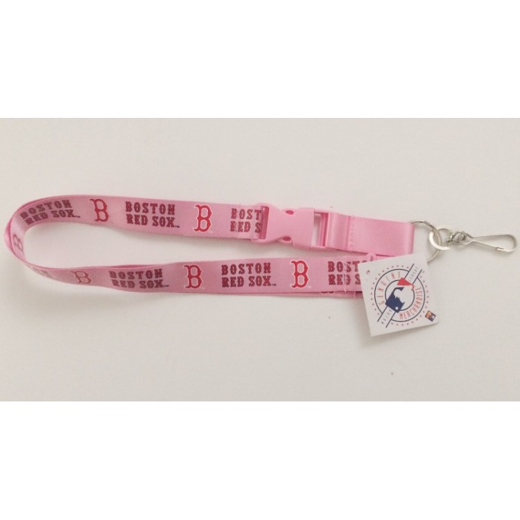 Picture of 212 Main PSGLS0451991 Boston Red Sox Pink Lanyard with Safety Latch