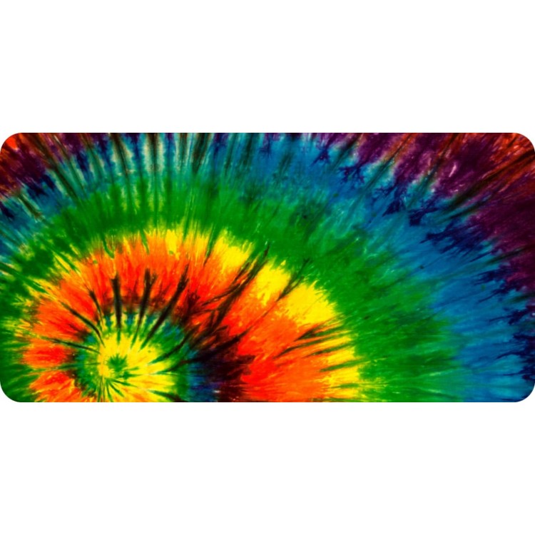 LPO6260 6 x 12 in. Tie Dye Design Photo License Plate