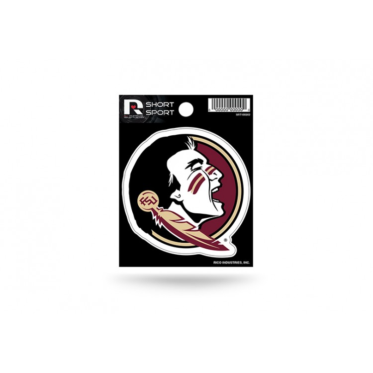 SRT100202 3 x 3 in. Florida State Seminoles Short Sport Decal