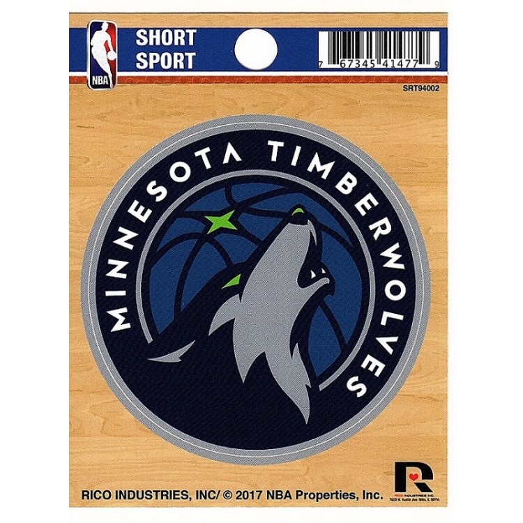 Picture of 212 Main SRT94002 3 x 3 in. Minnesota Timberwolves Short Sport Decal