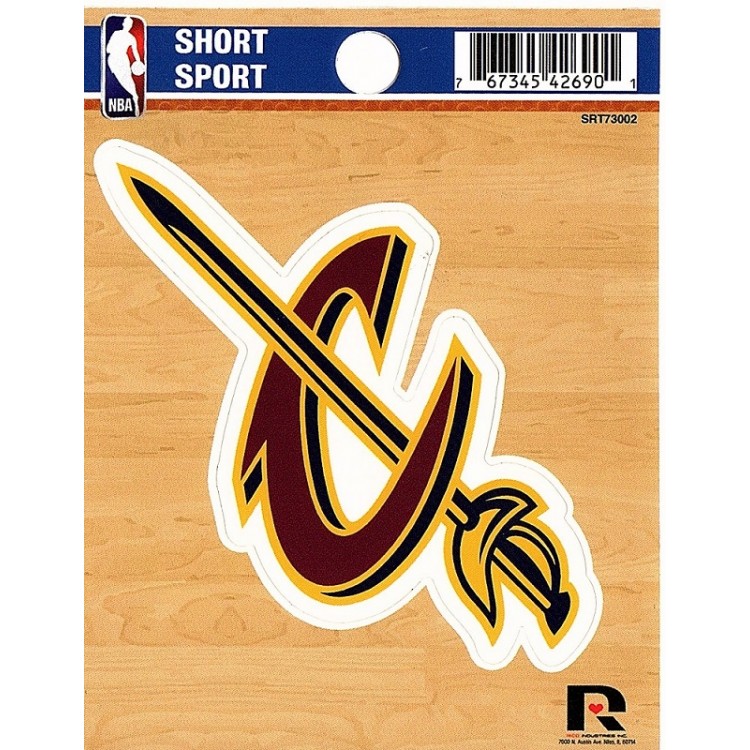 SRT73002 3 x 3 in. Cleveland Cavaliers Short Sport Decal