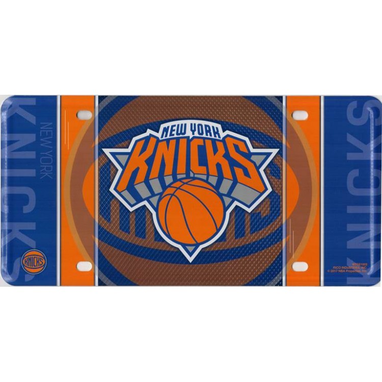 Picture of 212 Main MTG81003 6 x 12 in. New York Knicks Metal License Plate