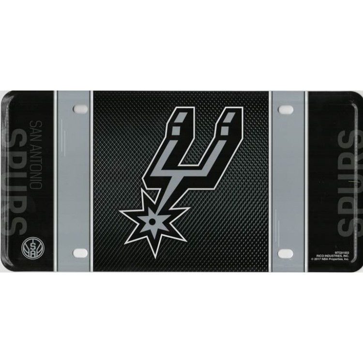 Picture of 212 Main MTG91003 6 x 12 in. San Antonio Spurs Metal License Plate