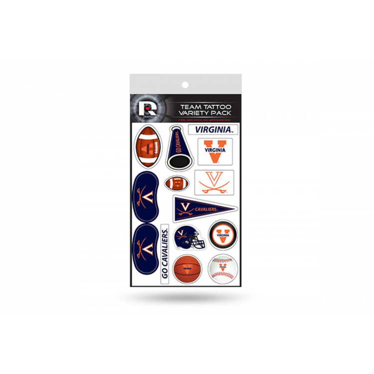 TVP340103 1 in. Virginia Cavaliers Variety Pack Tattoo Set
