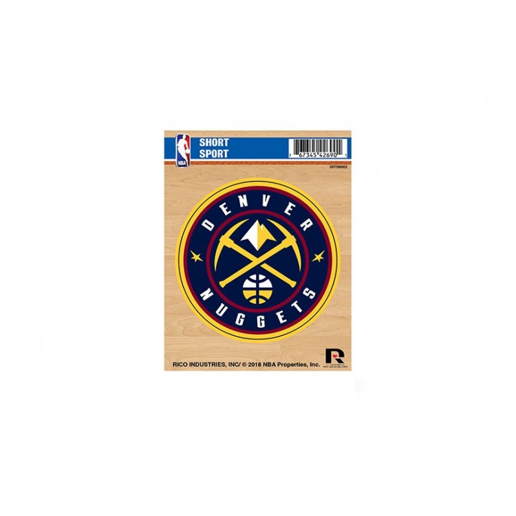 Picture of 212 Main SRT86002 3 in. Denver Nuggets Short Sport Decal