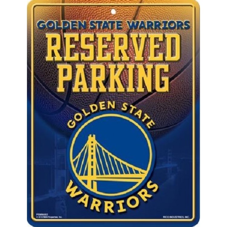 Picture of 212 Main PSM96002 8 x 11 in. Golden State Warriors Metal Parking Sign