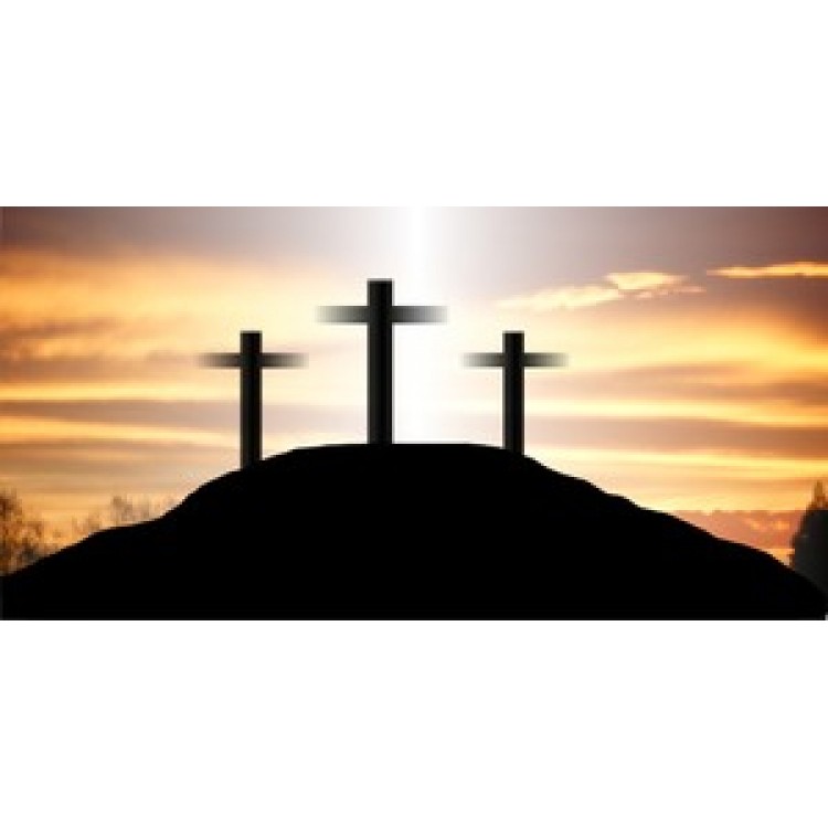 LPO770 Three Crosses No.5 Photo License Plate