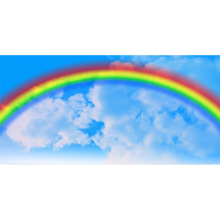 LPO1644 Rainbow in Clouds No.2 Photo License Plate