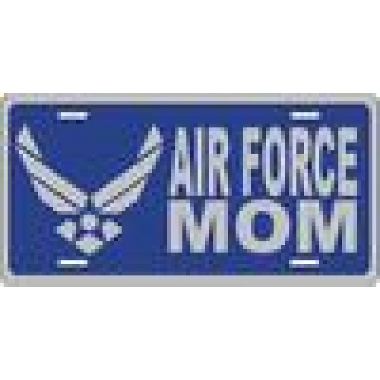 LAF36 6 x 12 in. U.S. Air Force Mom License Plate
