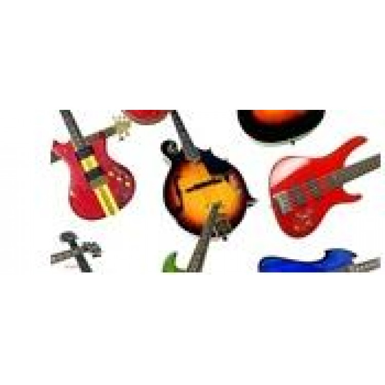 LP-2315 6 x 12 in. Electric Guitars License Plate