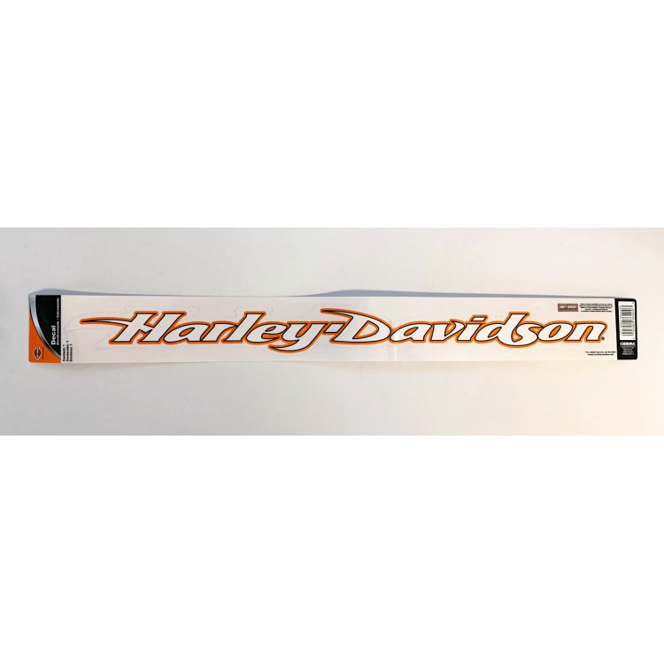 Picture of 212 Main CG33400 20 x 2.5 in. Harley-Davidson Script Windshield Decal