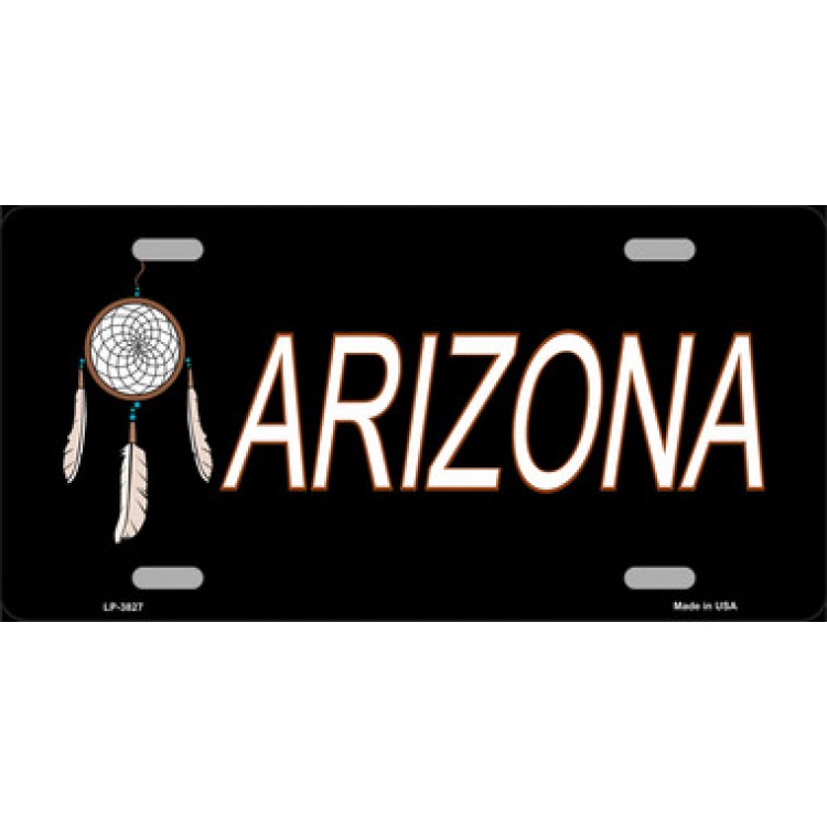 LP-3827 6 x 12 in. Arizona Dreamcatcher License Plate
