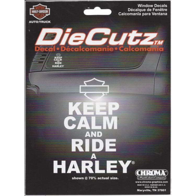 Picture of 212 Main C40010 Harley-Davidson Keep Calm Decal