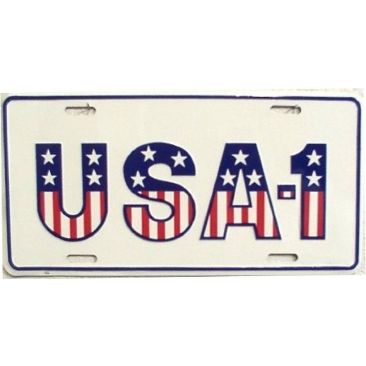 Picture of 212 Main 103 6 x 12 in. USA-1 License Plate