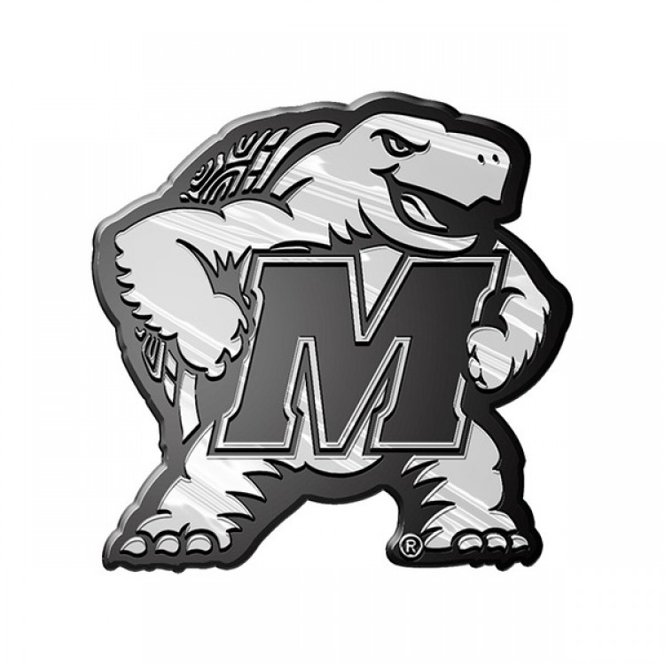 U032 3 x 3 in. Maryland Terrapins NCAA Auto Emblem