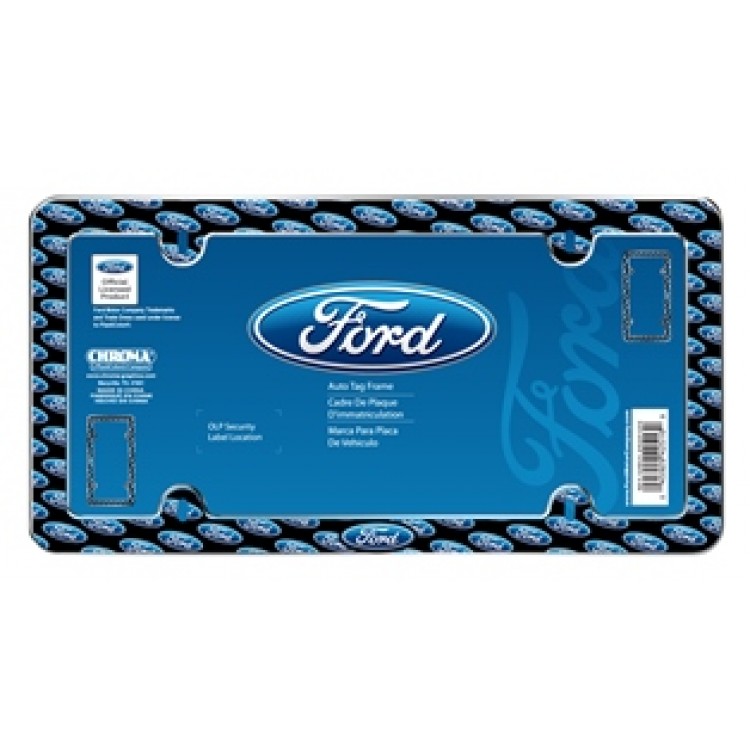 CG42516 Ford Multi-Emblem Plastic License Plate Frame