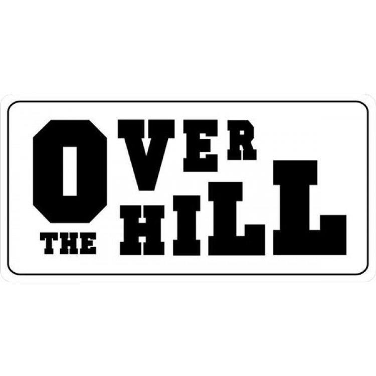 LPO1111 Over the Hill Photo License Plate